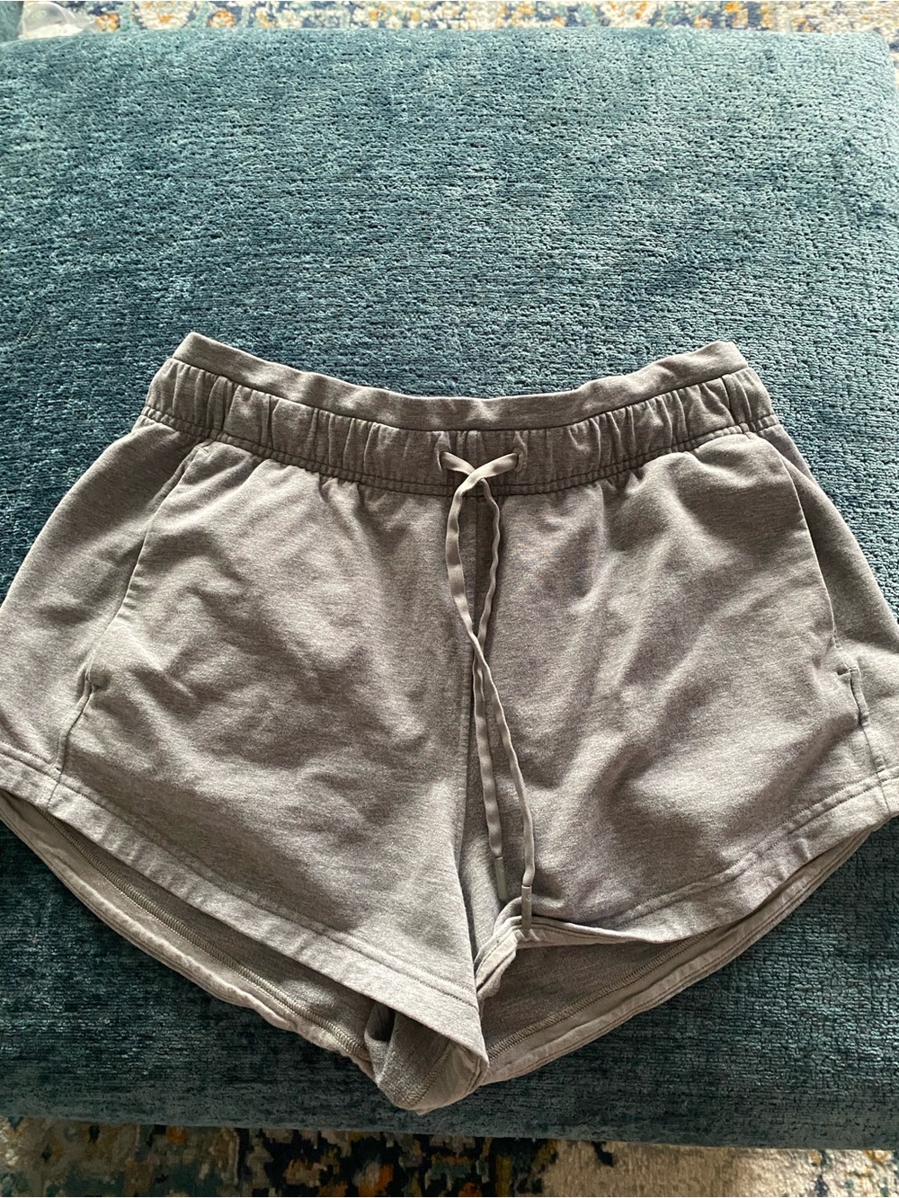 Women's lululemon Casual Gray Drawstring Lounge Shorts